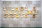 Hai Shan Guo Xiao 6th Grade installation at Alexander and Bonin Gallery 2001
